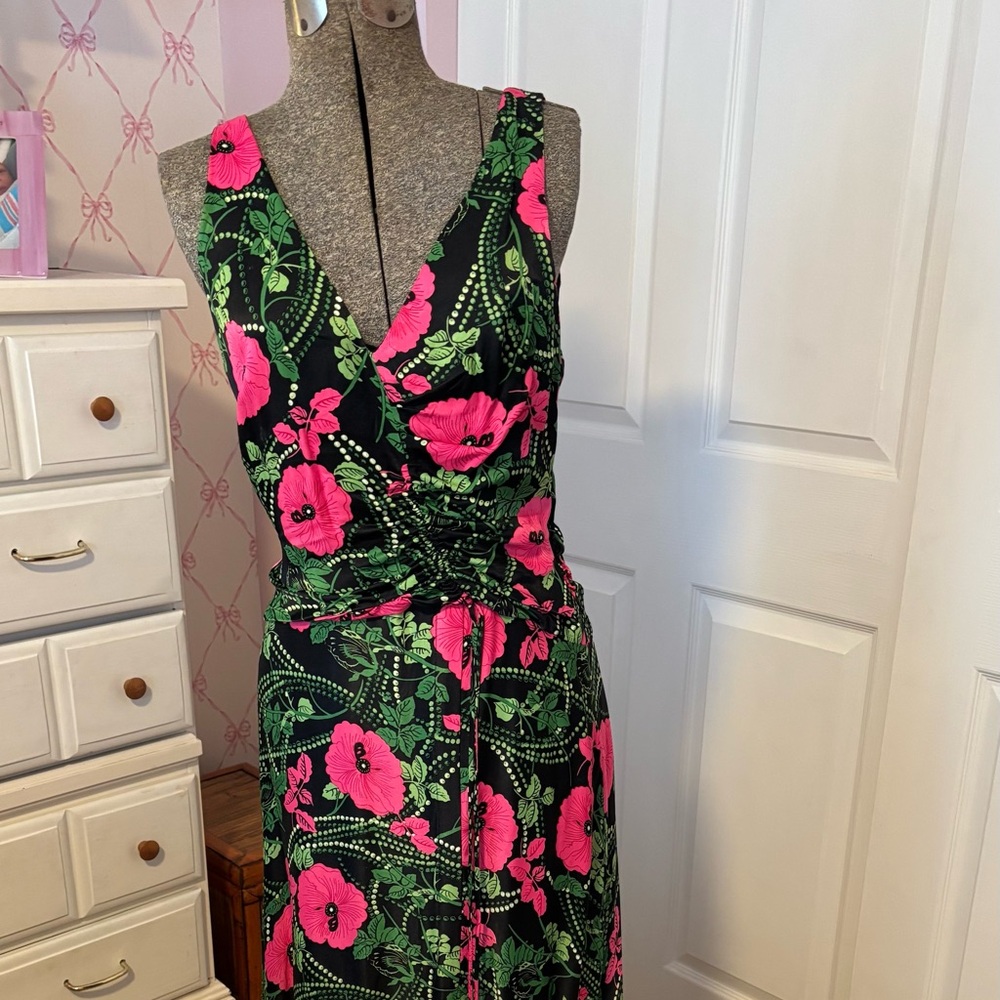 Maeve Anthropologie dressy dress. Silky feel.